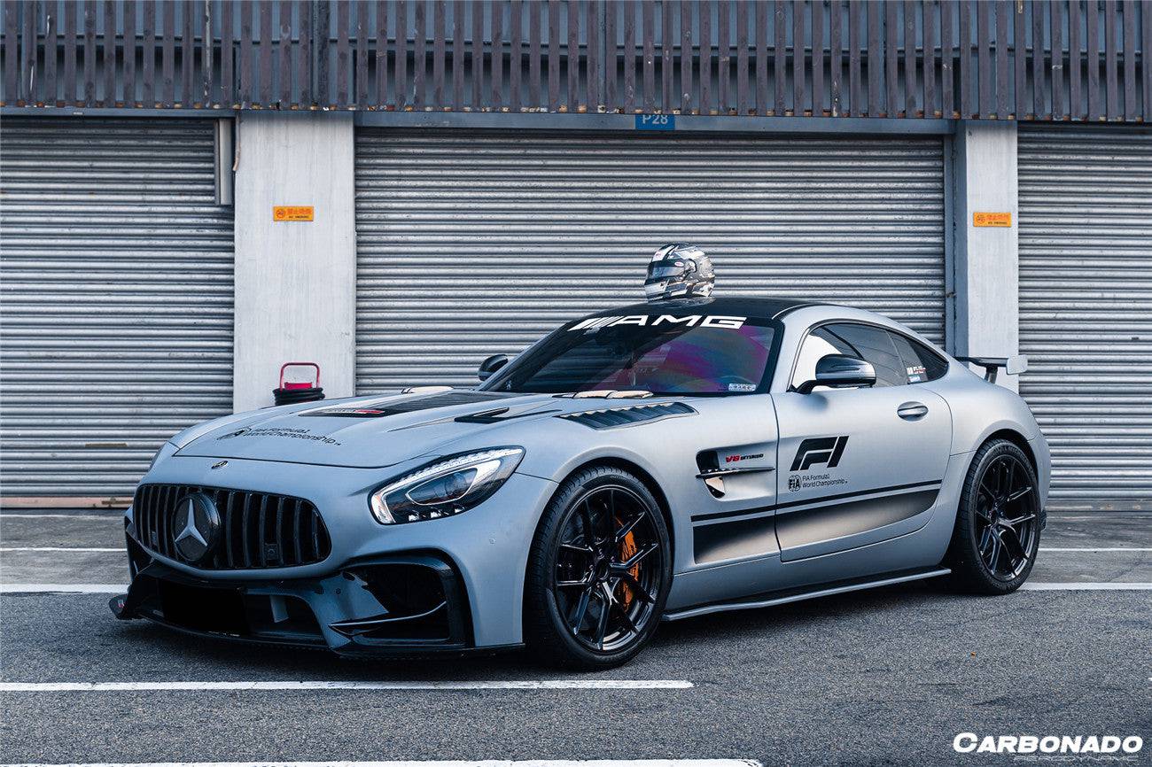 Carbonado 2015-2021 Mercedes Benz AMG GT GTS GTC GTR BK Style Partial Carbon Fiber Front Fender