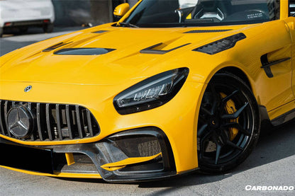 Carbonado 2015-2021 Mercedes Benz AMG GT GTS GTC GTR BK Style Partial Carbon Fiber Front Fender
