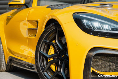 Carbonado 2015-2021 Mercedes Benz AMG GT GTS GTC GTR BK Style Partial Carbon Fiber Front Fender