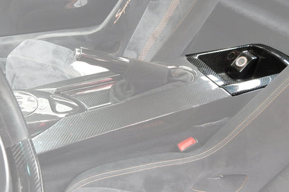 Cubierta interior de fibra de carbono DarwinPRO estilo OEM para caja de almacenamiento | Lamborghini Gallardo 2004-2014