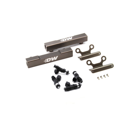 Kit de actualización de riel de combustible de alimentación superior DeatschWerks con inyectores (Subaru WRX 02+ / STI/LGT 07+)