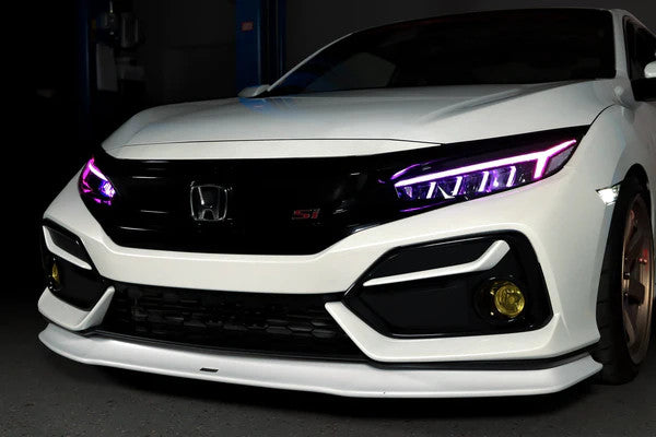 Faros delanteros RGB de la serie Gamma de OLM - Honda Civic 2016-2021
