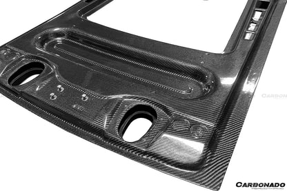 Carbonado OE Style Engine Hood Hatch USE ORIGINAL GLASS | 2004-2008 Lamborghini Gallardo Coupe, Gallardo SE, Superleggera
