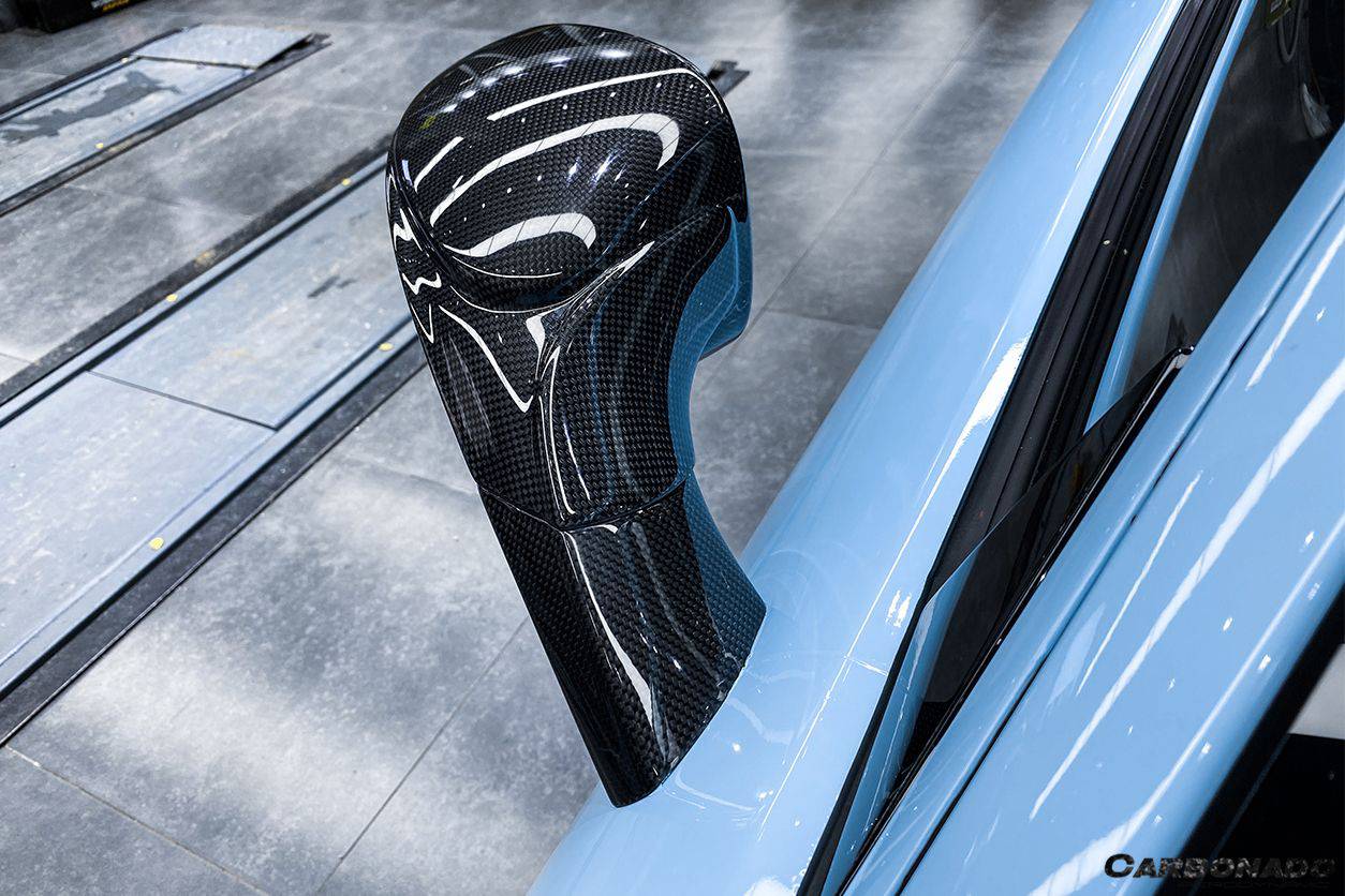 Reemplazo de espejo retrovisor de fibra de carbono estilo OE para Ferrari 488 GTB Spyder Carbonado 2015-2020