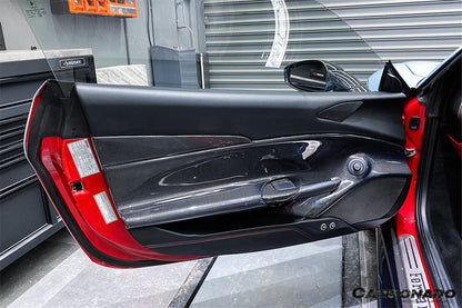 Carbonado 2015-2020 Ferrari 488 GTB Spider Carbon Fiber Door Panel Interior