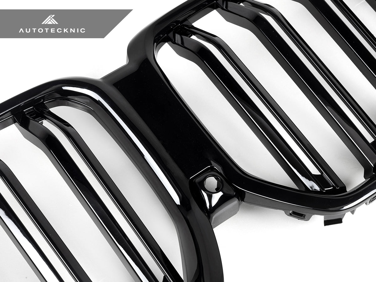 AutoTecknic Dual-Slats Gloss Black Front Grille - G06 X6 LCI