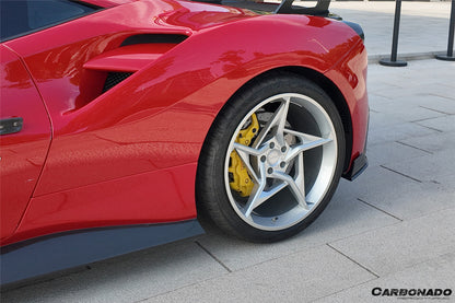 Carbonado 2015-2020 Ferrari 488 GTB Spider OE Style Carbon Fiber Side Skirts