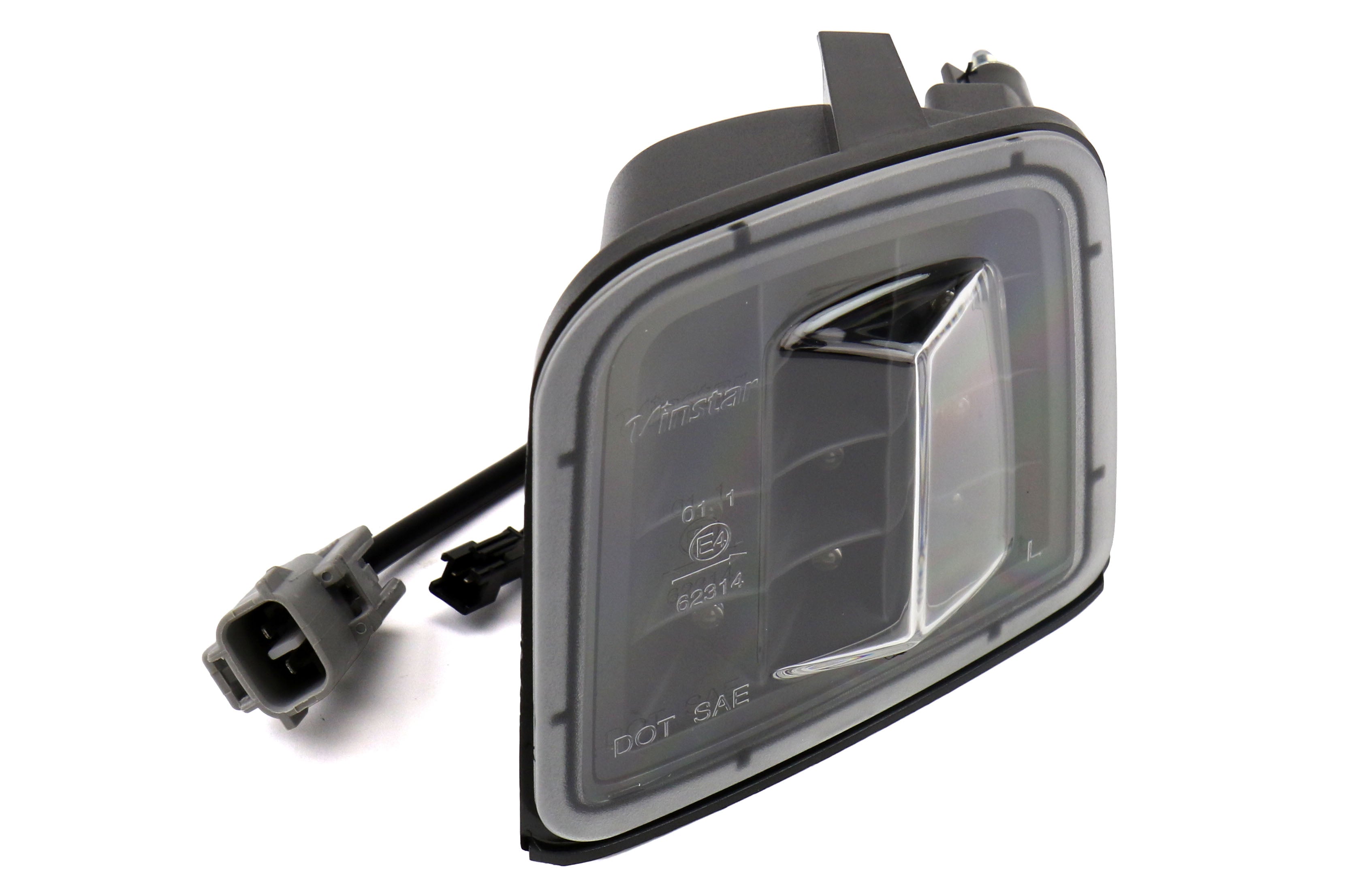 Carcasa de señal de giro OLM (lente transparente/base mate) - WRX 2015+ / STI 2015-2017