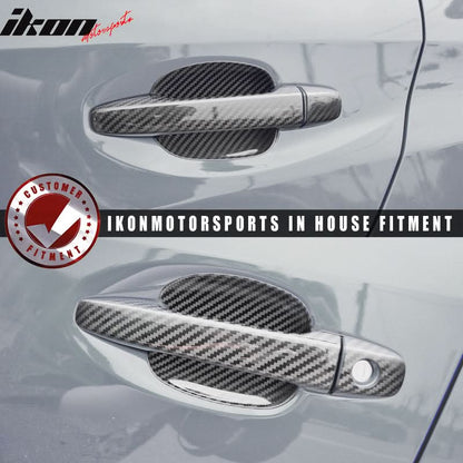 2015-2021 Subaru WRX STI Sedan Door Handle Cover Trim Carbon Fiber