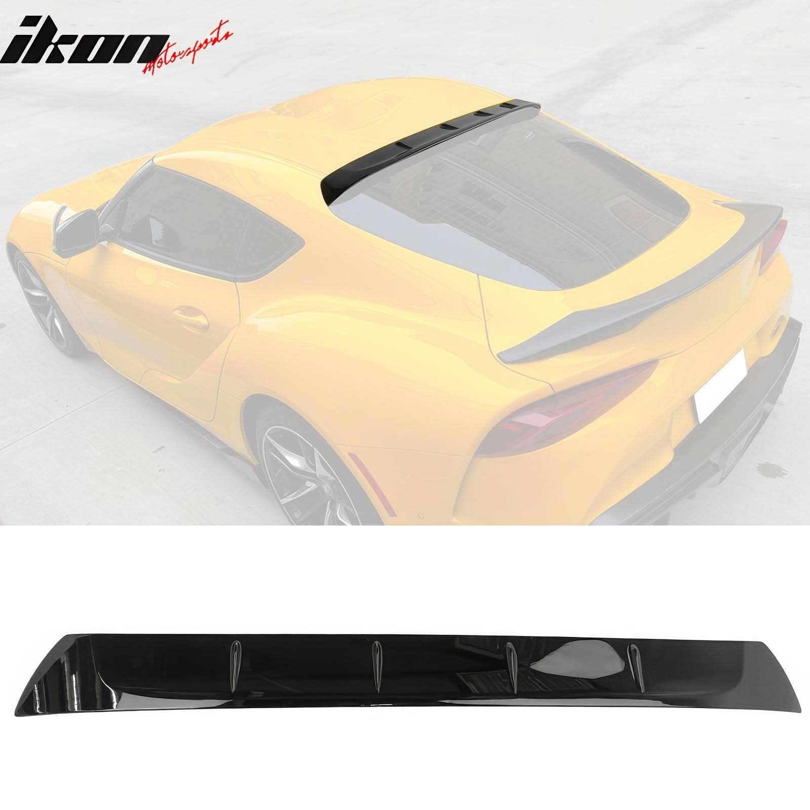 K2 Industries 2020-2025 Toyota GR Supra 5th MK5 Rear Roof Spoiler Wing ABS