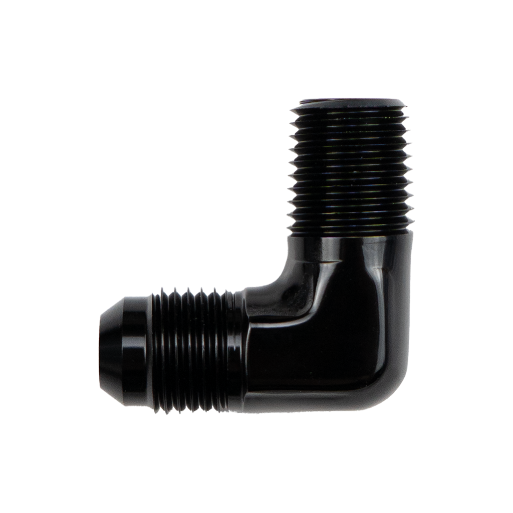 6 AN to 1/8" NPT Adapter 90 Degree Elbow Adapter