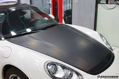 Carbonado 2005-2012 Porsche 987 Cayman    Boxster and 997 Carrera TA Style Hood