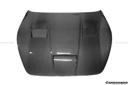 Carbonado 2008-2017 Maserati GranTurismo DC Style Carbon Fiber Hood