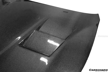 Carbonado 2008-2017 Maserati GranTurismo DC Style Carbon Fiber Hood
