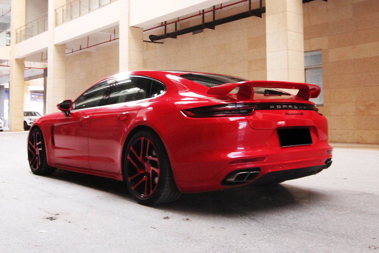Carbonado 2017-2023 Porsche Panamera 971 4S  4  GTS  Turbo TA Style Trunk Spoiler