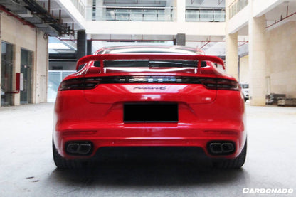 Carbonado 2017-2023 Porsche Panamera 971 4S  4  GTS  Turbo TA Style Trunk Spoiler