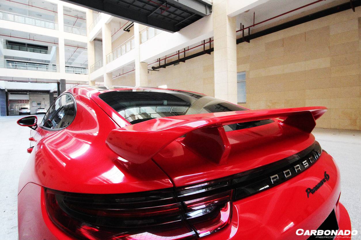 Carbonado 2017-2023 Porsche Panamera 971 4S  4  GTS  Turbo TA Style Trunk Spoiler