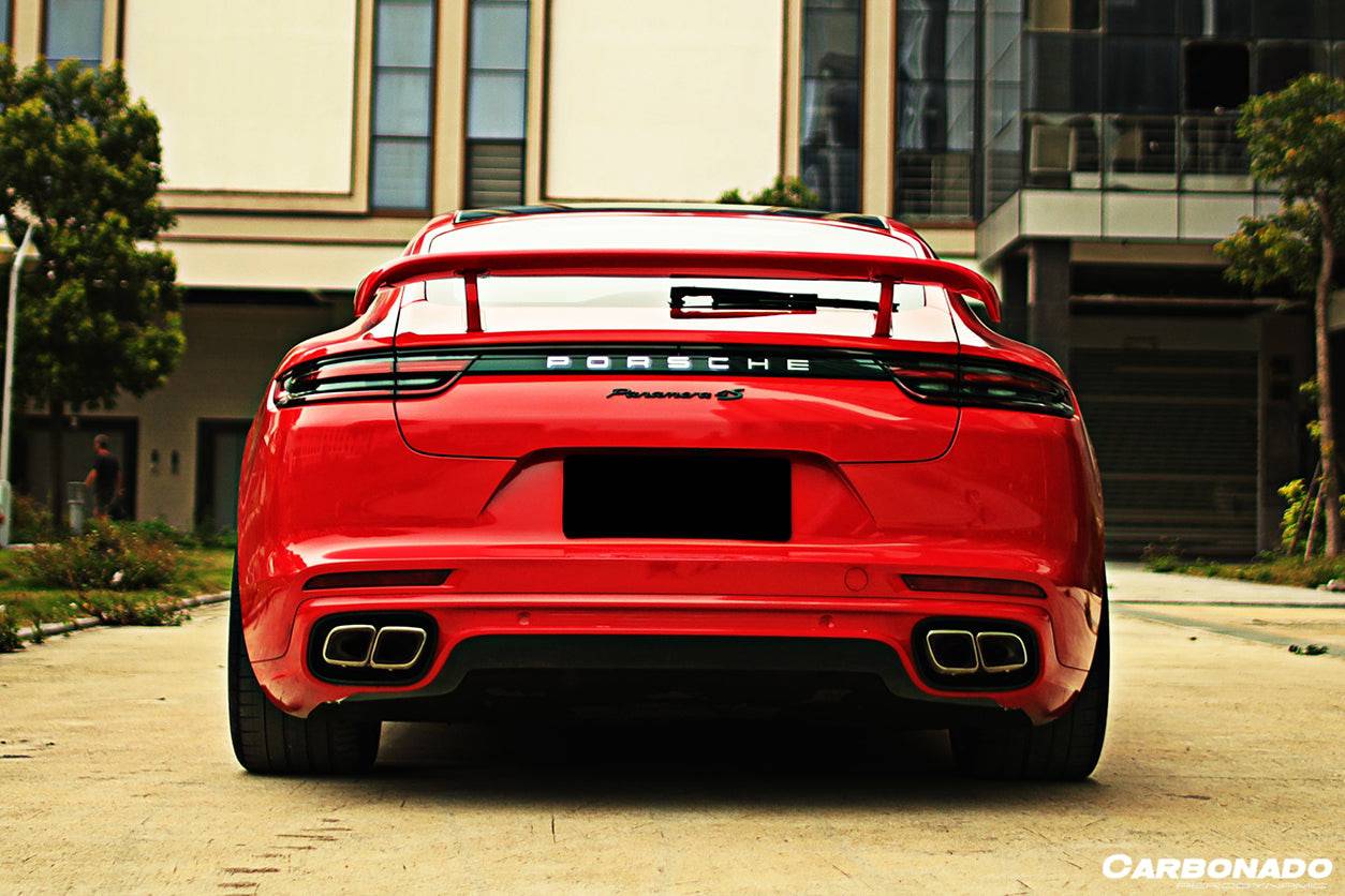 Carbonado 2017-2023 Porsche Panamera 971 4S  4  GTS  Turbo TA Style Trunk Spoiler