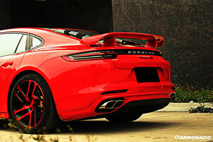 Carbonado 2017-2023 Porsche Panamera 971 4S  4  GTS  Turbo TA Style Trunk Spoiler