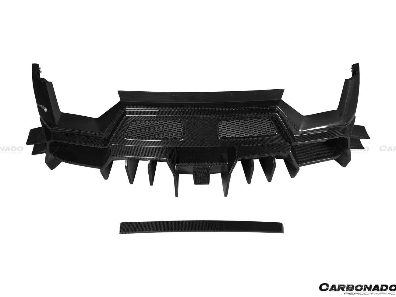 Carbonado 2009-2014 Lamborghini Gallardo BKSS Style Rear Bumper