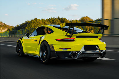 Parachoques trasero parcial de fibra de carbono DarwinPRO 2013-2019 Porsche 911 991 Turbo S GT2RS