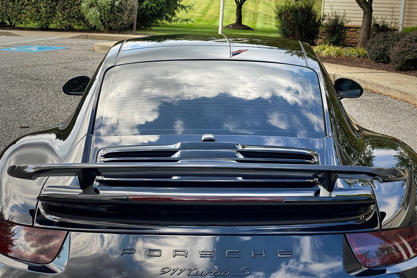 Carbonado Carbon Fiber OEM Up Wing Spoiler | 2016-2019 Porsche 911 991.2 Turbo S