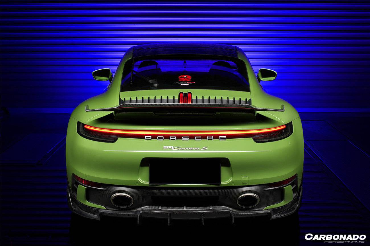 Carbonado 2019-2023 Porsche 911 992 Carrera  Targa S  4  4S SD-Sport Design Rear Lip (Dont Fit Normal Bumper)