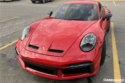 Carbonado 2019-2024 Porsche 911 992 Carrera & S & 4 & 4S & Targa & Turbo S GT3 Style Hood