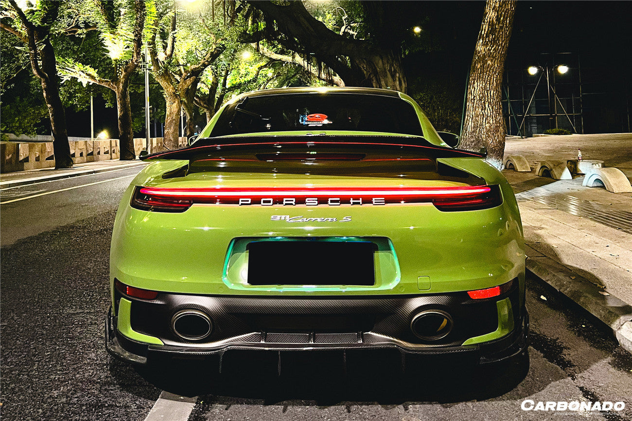Carbonado 2019-2023 Porsche 911 992 Carrera  Targa S  4  4S SD-Sport Design Rear Lip (Dont Fit Normal Bumper)