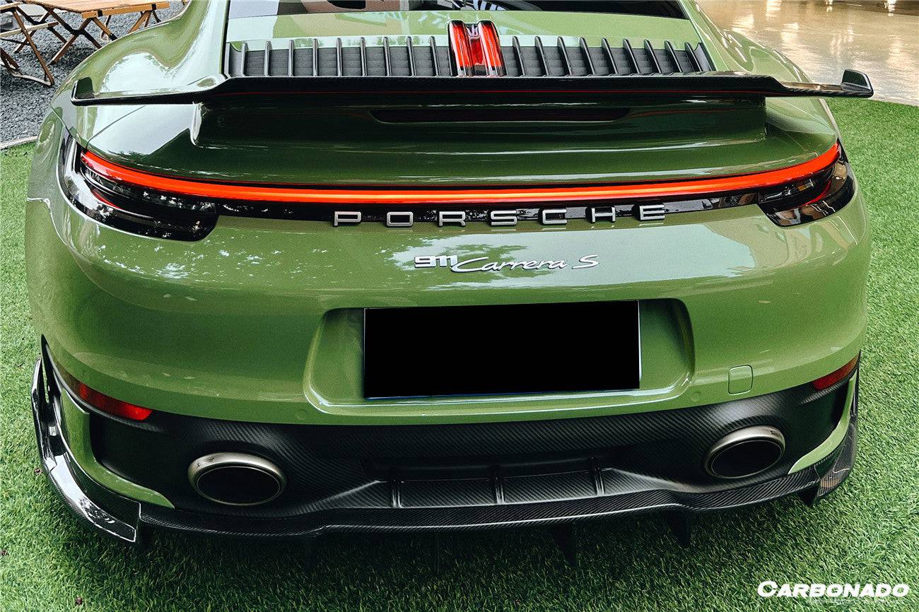 Carbonado 2019-2023 Porsche 911 992 Carrera  Targa S  4  4S SD-Sport Design Rear Lip (Dont Fit Normal Bumper)