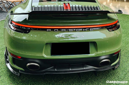 Carbonado 2019-2023 Porsche 911 992 Carrera  Targa S  4  4S SD-Sport Design Rear Lip (Dont Fit Normal Bumper)
