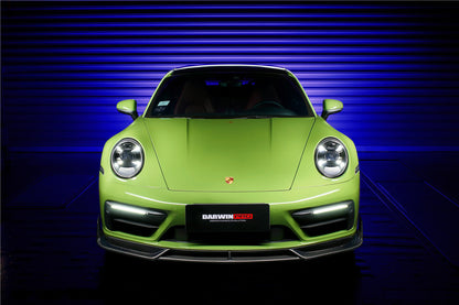 DarwinPRO 2019-2023 Porsche 911 992 Carrera Targa S 4 4S SD-Sport Design Modl BKSS Style Front Lip
