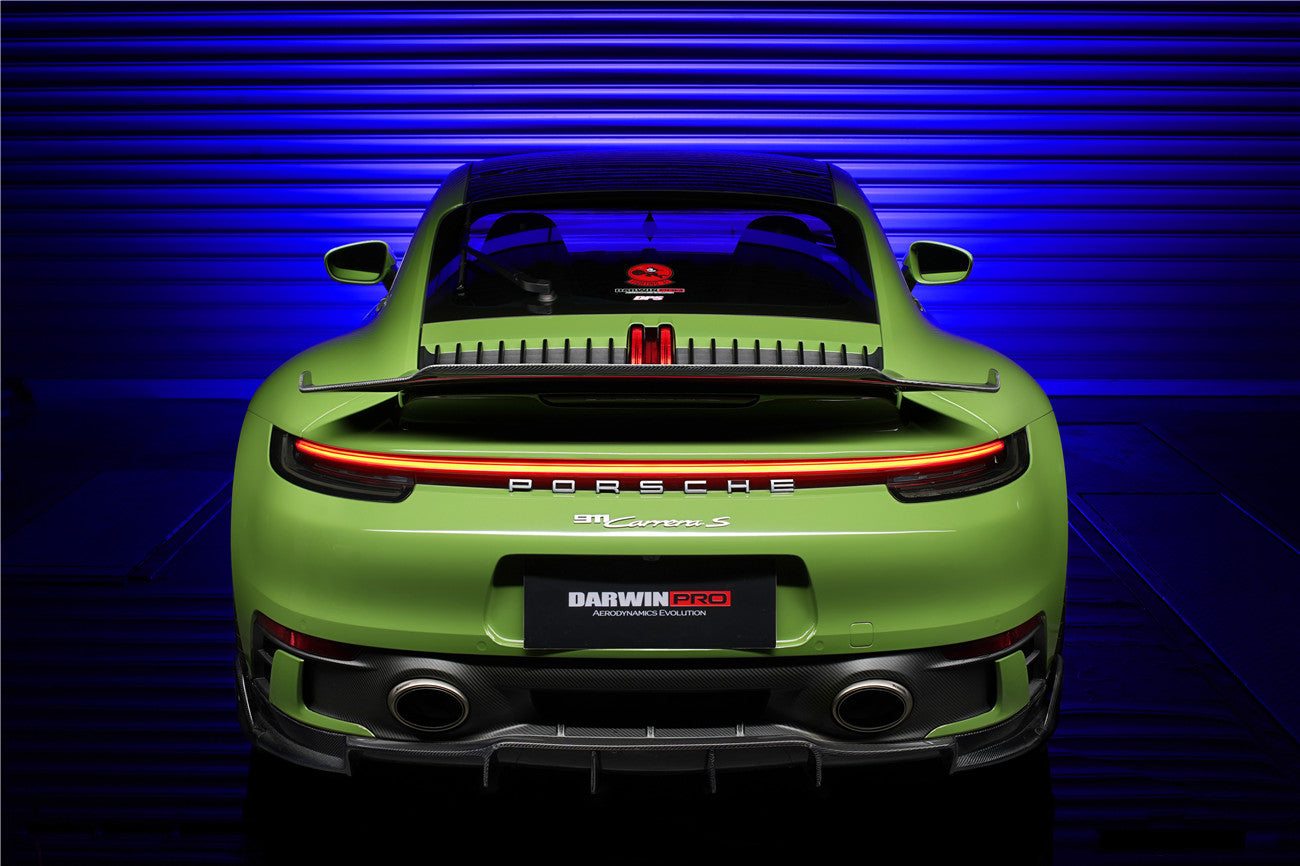 DarwinPRO 2019-2023 Porsche 911 992 Carrera y Targa S y 4 y 4S SD-Sport Design Modl BKSS Style Rear Lip