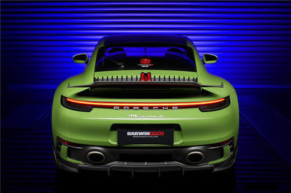 DarwinPRO 2019-2023 Porsche 911 992 Carrera y Targa S y 4 y 4S SD-Sport Design Modl BKSS Style Rear Lip
