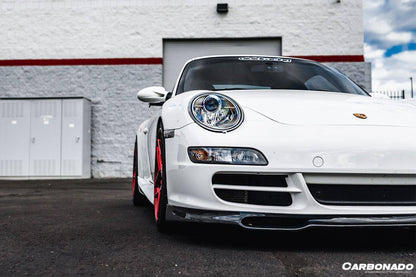 Carbonado 2005-2008 Porsche 911 997.1 Carrera S EM Style Carbon Fiber Front Lip