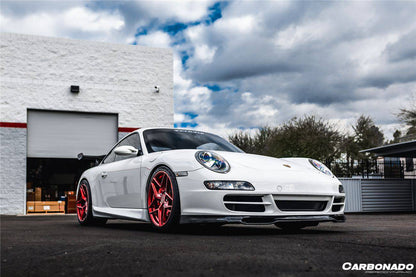 Carbonado 2005-2008 Porsche 911 997.1 Carrera S EM Style Carbon Fiber Front Lip
