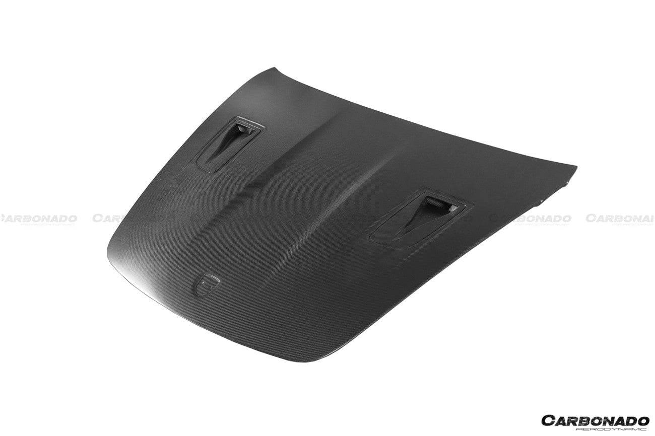 Capó de fibra de carbono estilo Porsche Carrera 911 997 Turbo Cayman Boxster 987 GT2RS (2005-2012)