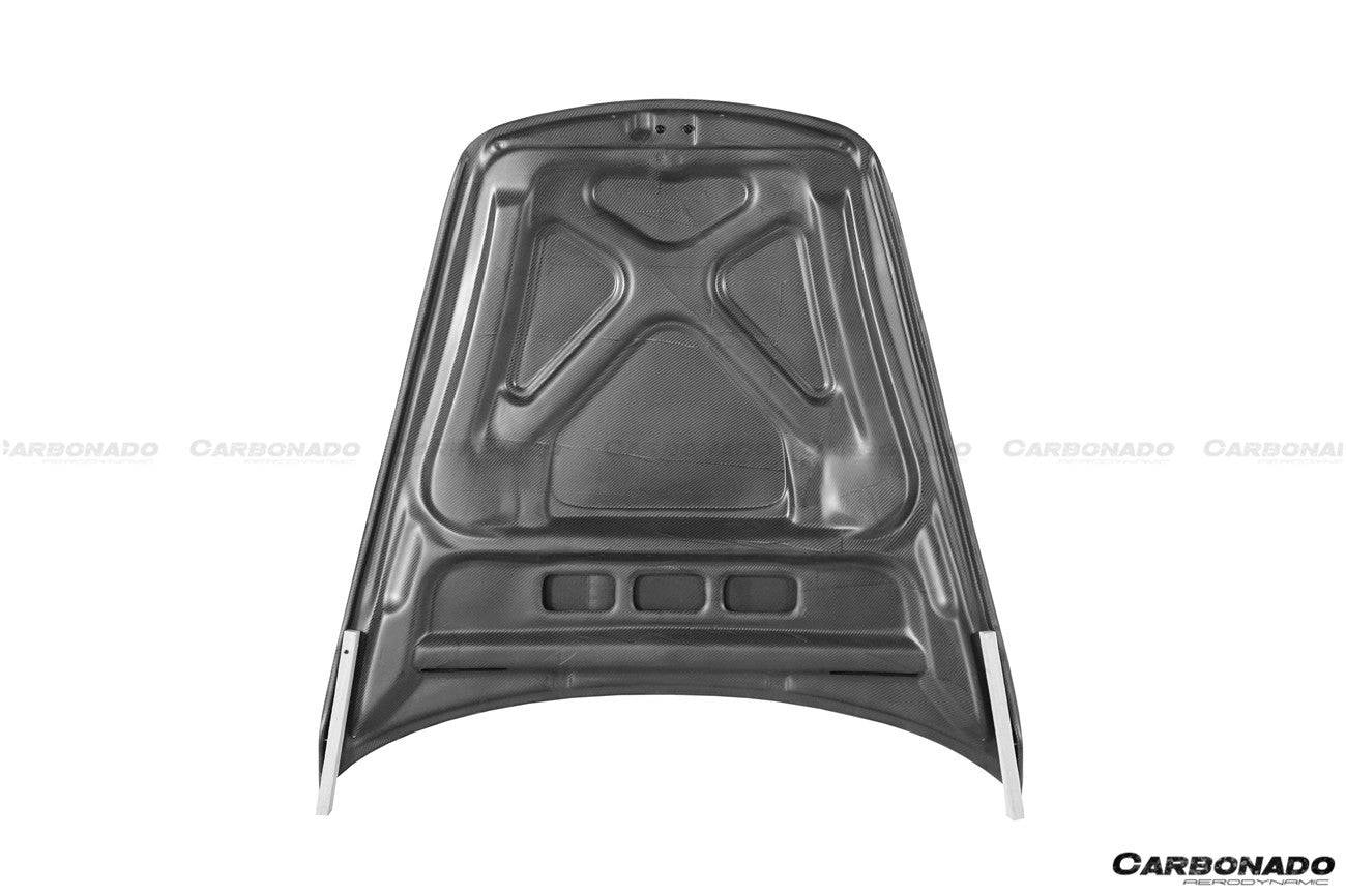 Capó de fibra de carbono estilo Porsche Carrera 911 997 Turbo Cayman Boxster 987 GT2RS (2005-2012)