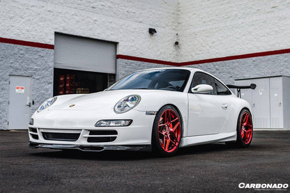 Carbonado 2005-2008 Porsche 911 997.1 Carrera S EM Style Carbon Fiber Front Lip