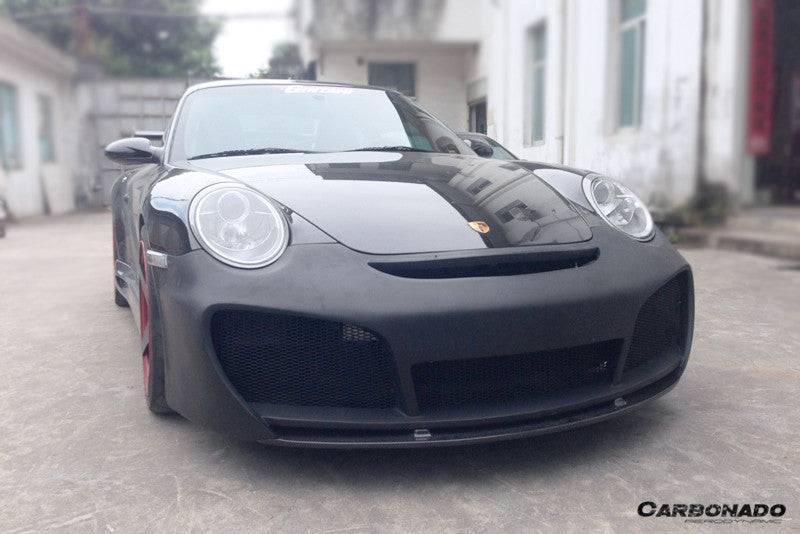 Carbonado 2009-2012 Porsche 911  997.2 Carrera  S  4S TA STYLE FRONT BUMPER (with LIP)