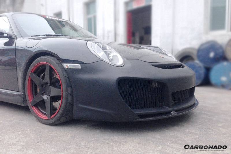 Carbonado 2009-2012 Porsche 911  997.2 Carrera  S  4S TA STYLE FRONT BUMPER (with LIP)