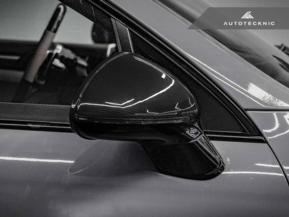Cubiertas de repuesto de carbono seco para espejos retrovisores AutoTecknic - Porsche 958.2 Cayenne