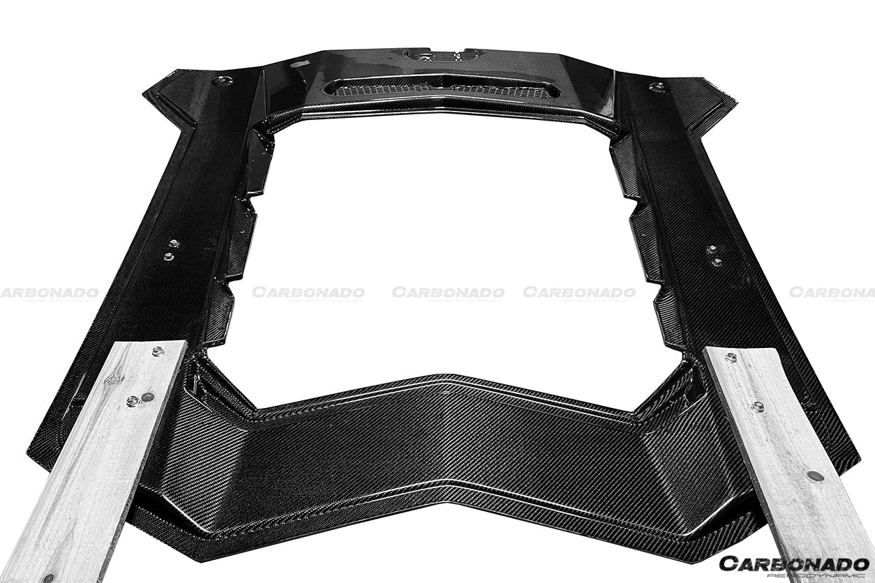 Carbonado 2011-2016 Lamborghini Aventador LP700 Coupe Oem Style Carbon Fiber Engine Trunk