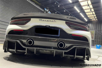 Carbonado 2020-2024 Maserati MC20 SVD Style Dry Carbon Fiber Trunk Spoiler Wing