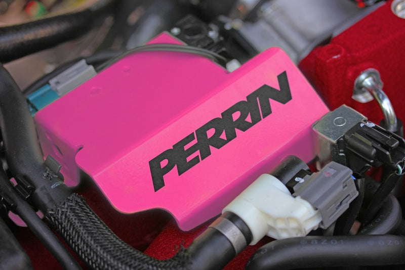 Perrin 07-14 STi Boost Control Selenoid Cover - Negro