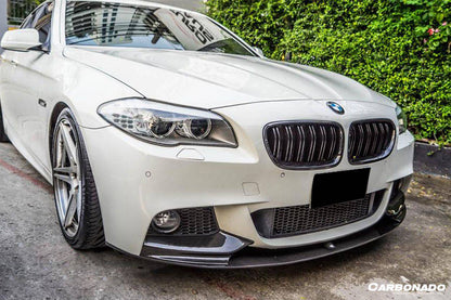 Carbonado 2011-2016 BMW F10 5 Series M-Tech MP Style Carbon Fiber Front Lip