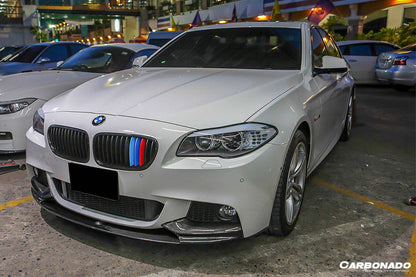 Carbonado 2011-2016 BMW F10 5 Series M-Tech MP Style Carbon Fiber Front Lip
