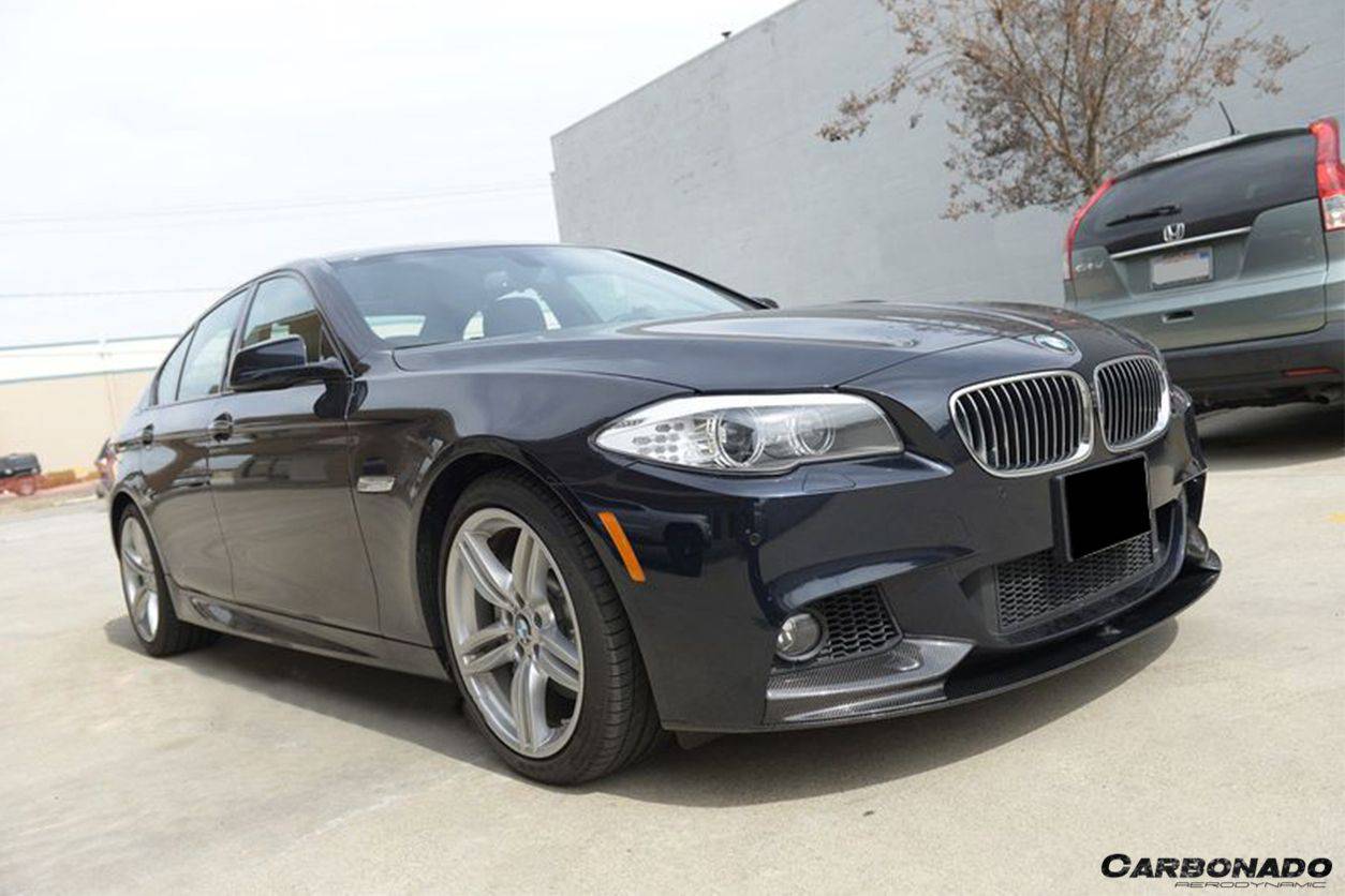 Carbonado 2011-2016 BMW F10 5 Series M-Tech MP Style Carbon Fiber Front Lip