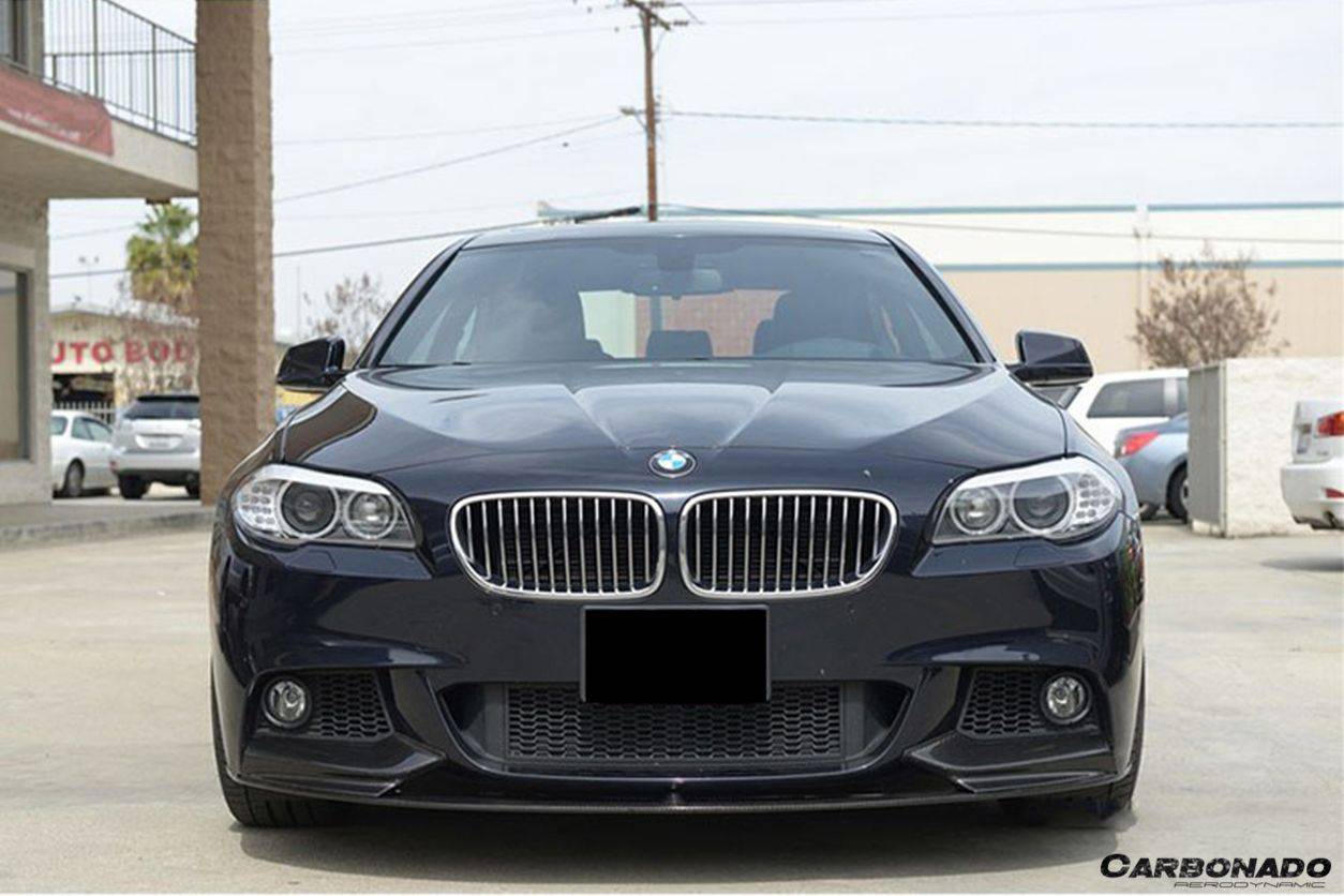 Carbonado 2011-2016 BMW F10 5 Series M-Tech MP Style Carbon Fiber Front Lip