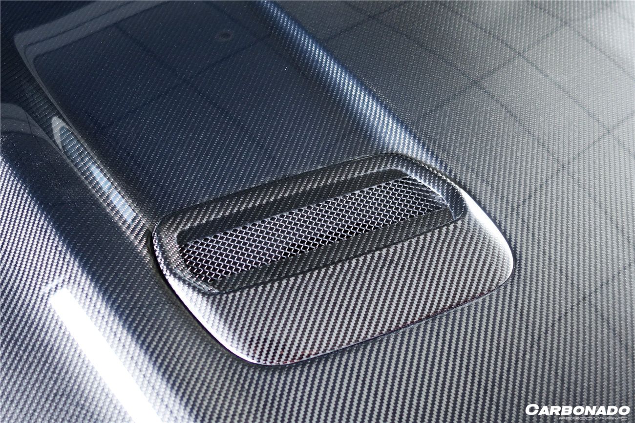 Carbonado 2018-2023 Ford Mustang OEM Style Carbon Fiber Hood